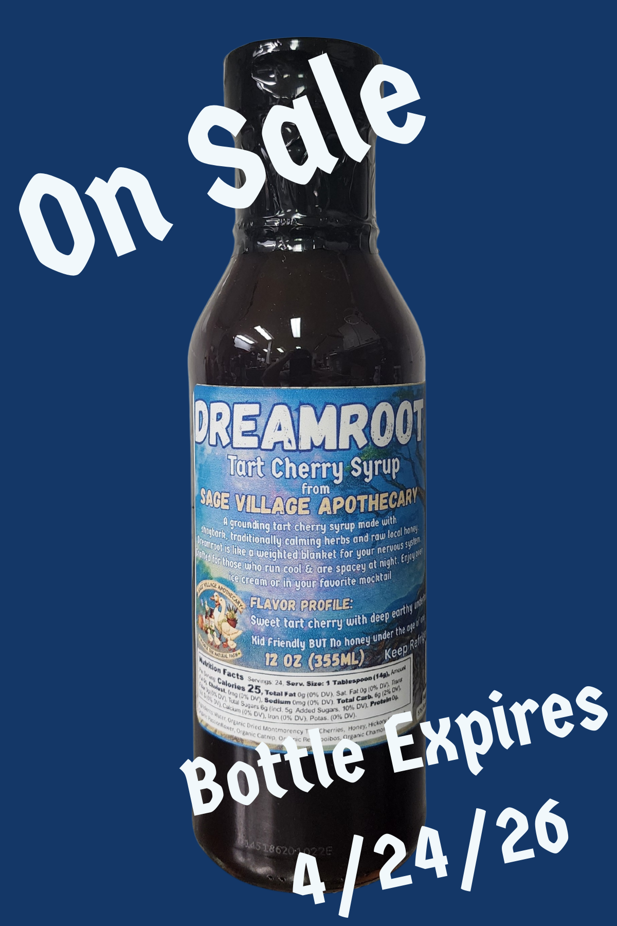 DreamRoot Tart Cherry Syrup