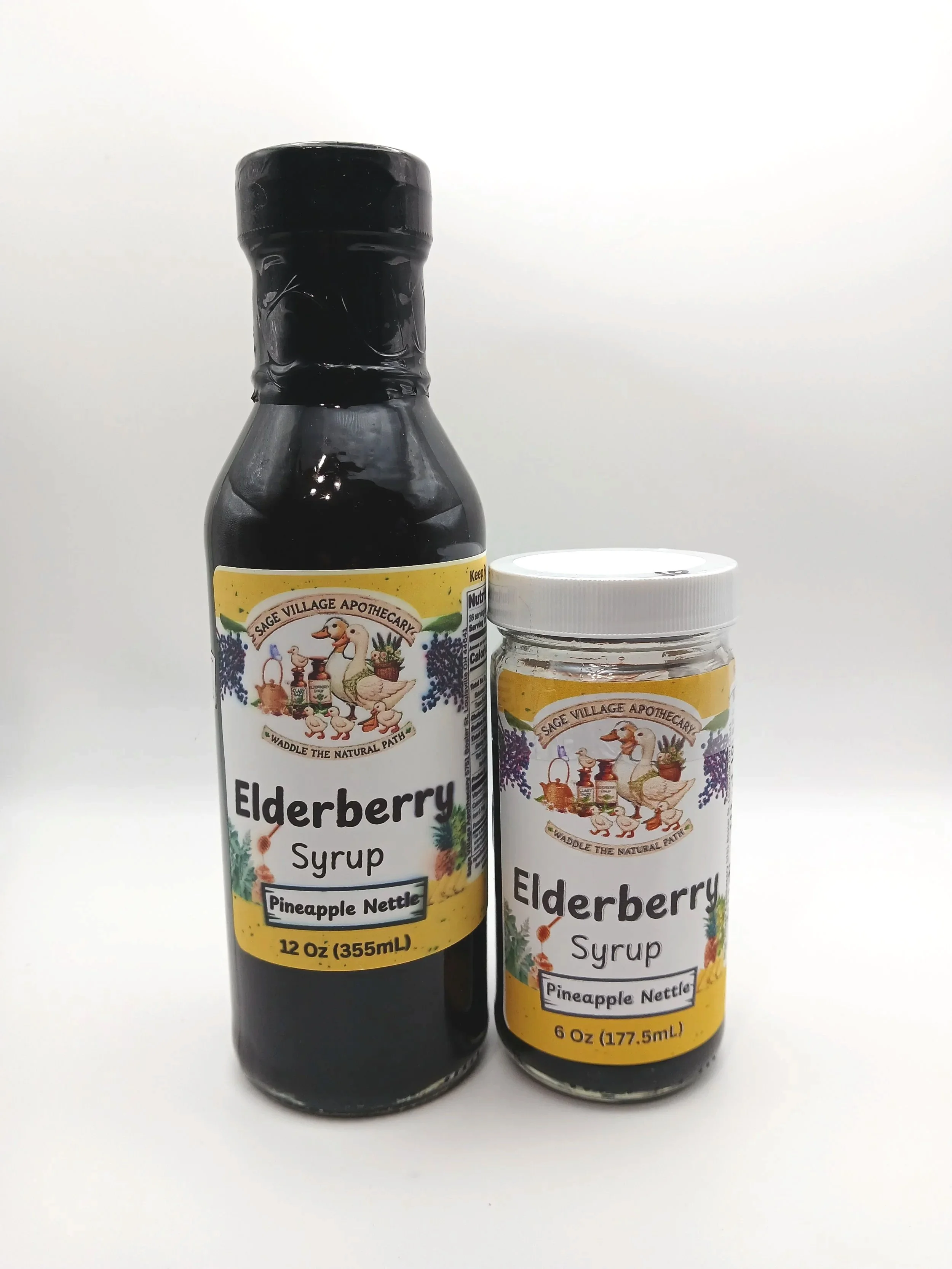 Pineapple Nettle Elderberry Syrup