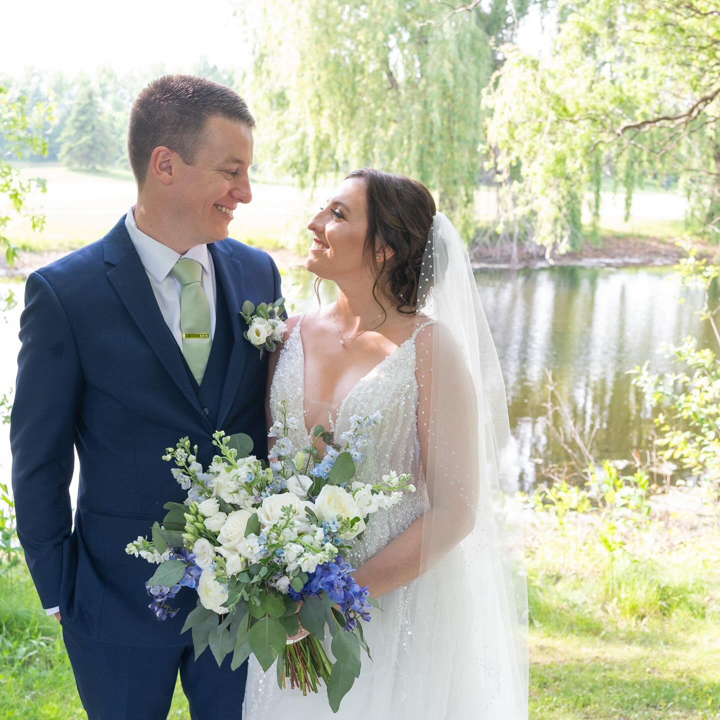 M + B 🩵 

📸 @mikestaffproductions 
💒 @goldenhawkevents