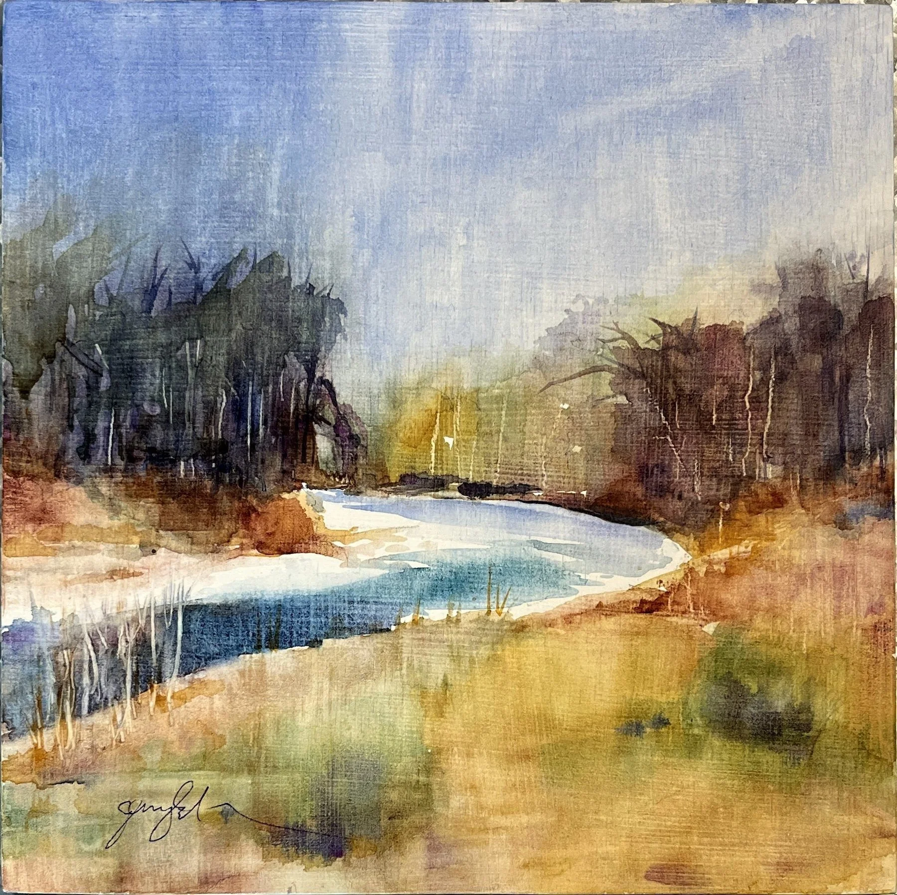 Lion's Park, 2025
Watercolor on wood panel
10" x 10"
$237