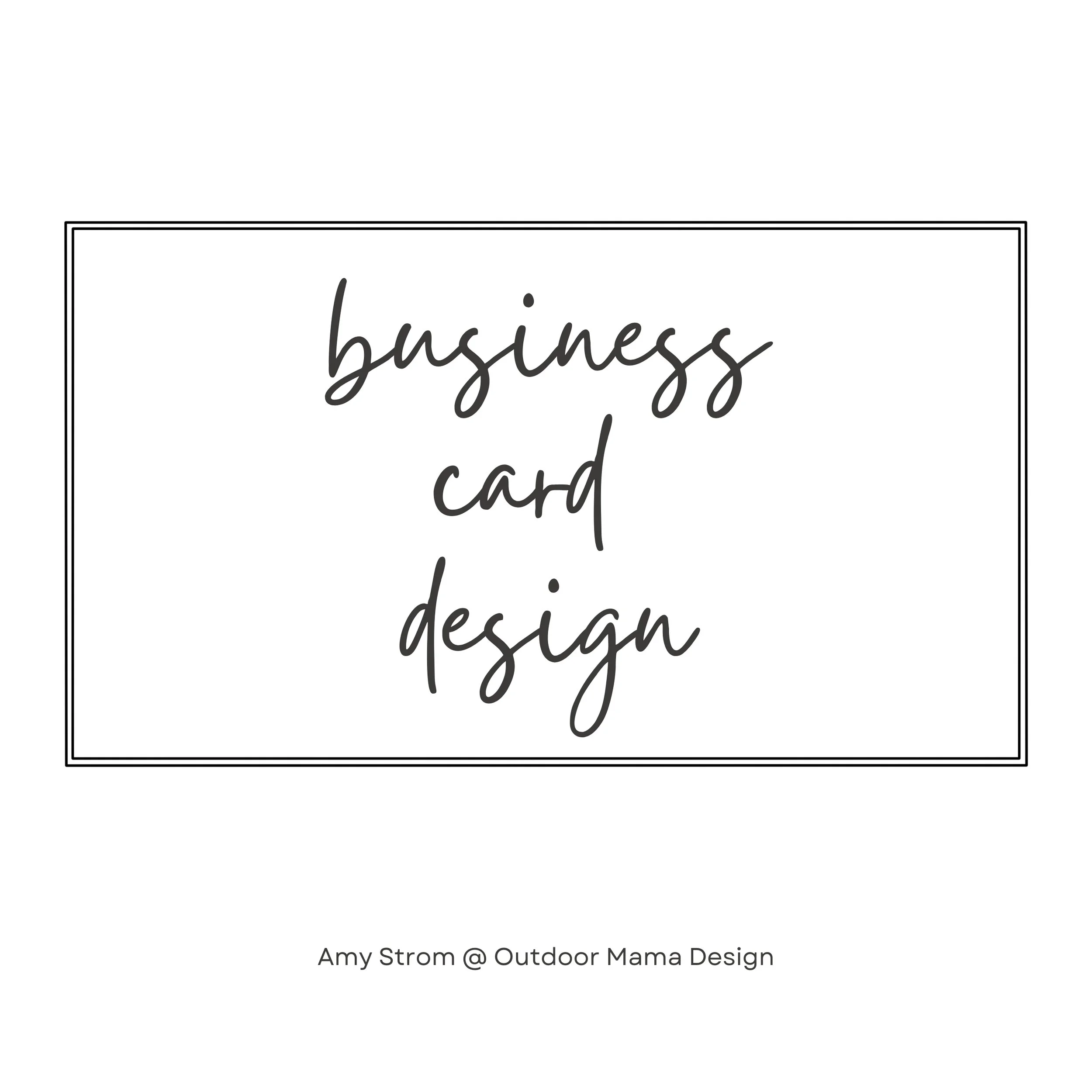 Business Card Design