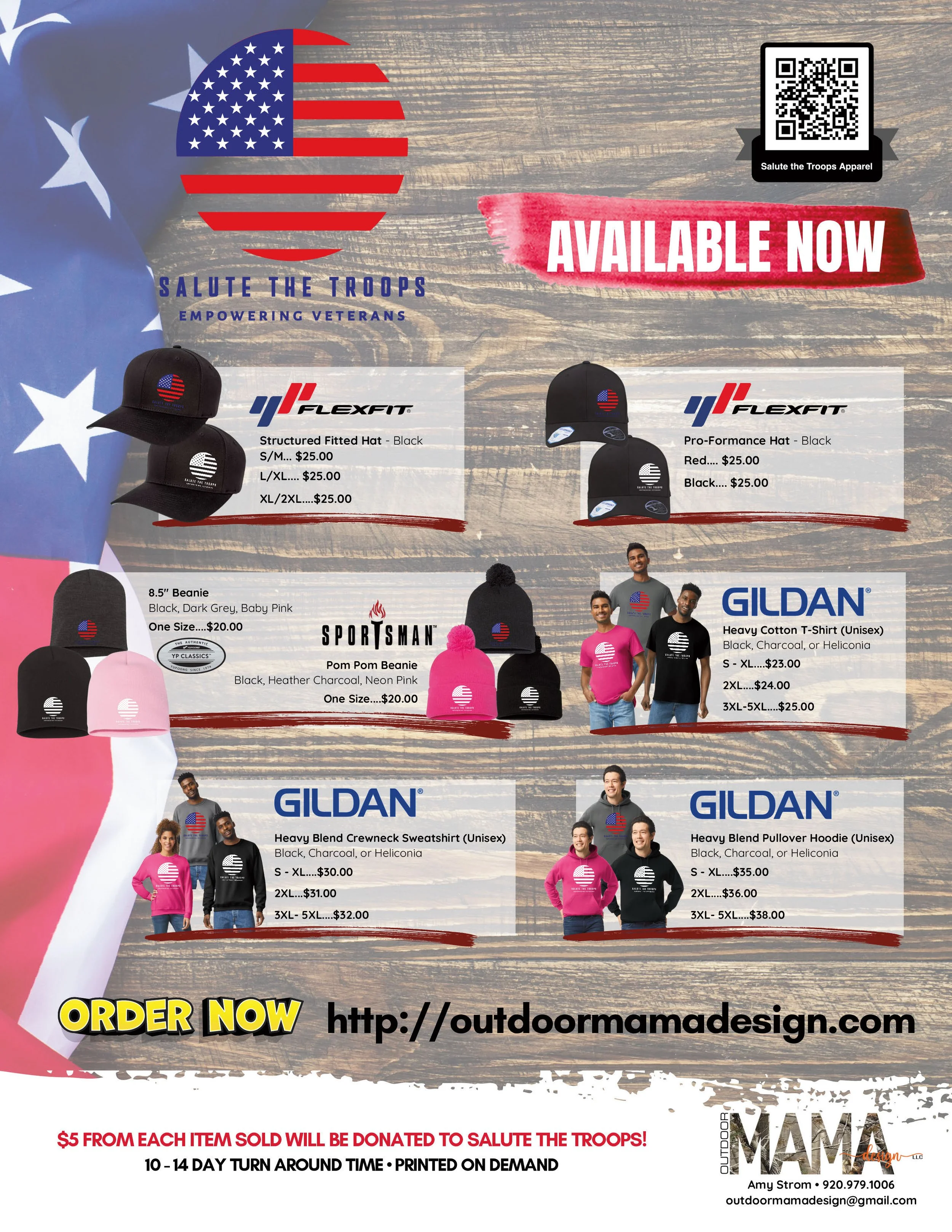 Salute the Troops Apparel