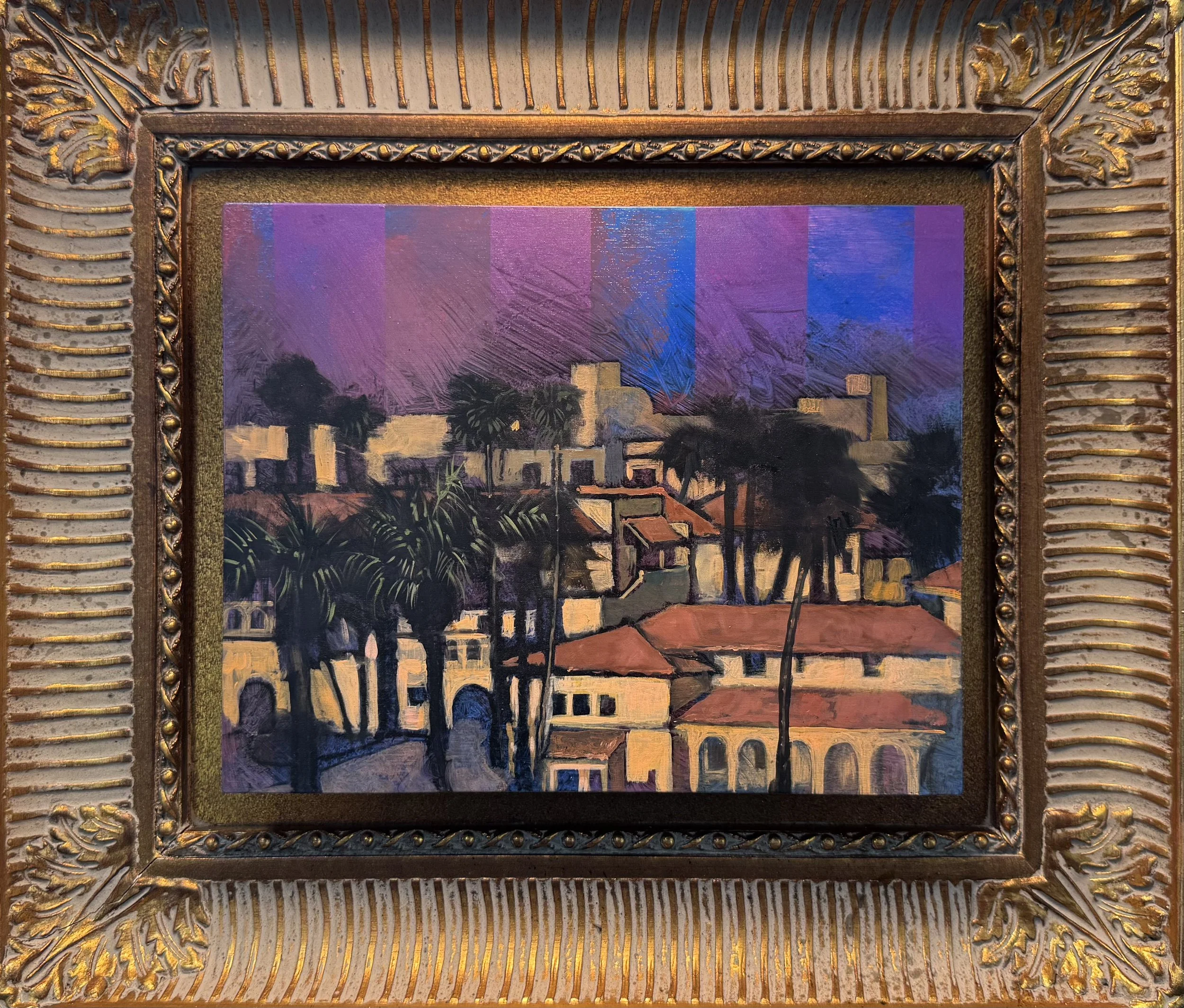 Las Vegas apartment complex / 8x10" canvas and framed