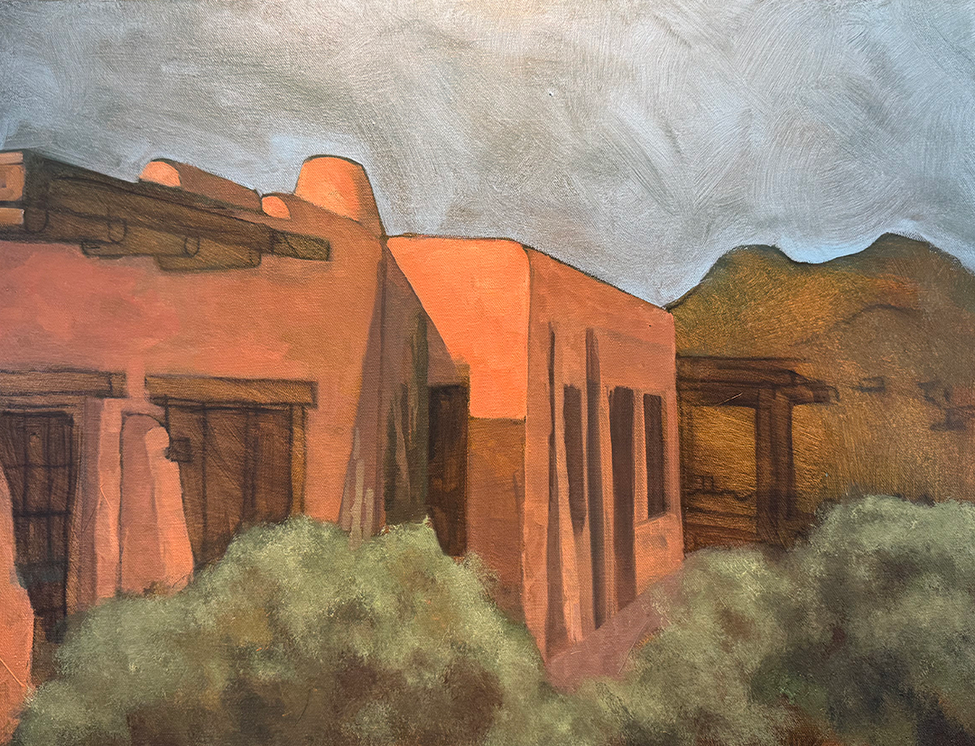 Pueblo Revival style home in Tucson - in progress