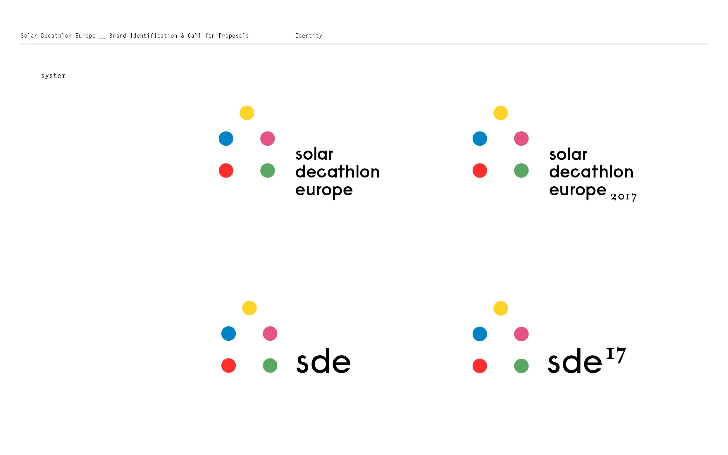 Diagramme comparant la participation du Solar Decathlon Europe 2017 avec la version précédente, utilisant des cercles de différentes couleurs pour représenter différentes données.