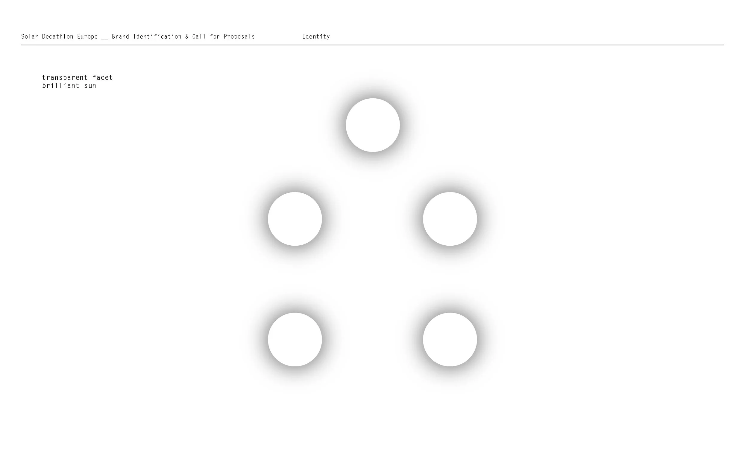 Diagramme simple avec des cercles blancs et un fond blanc, avec des zones floues devant et derrière.