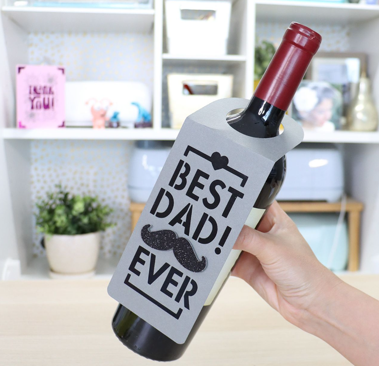 Best Dad Ever - Bottle Gift Tag