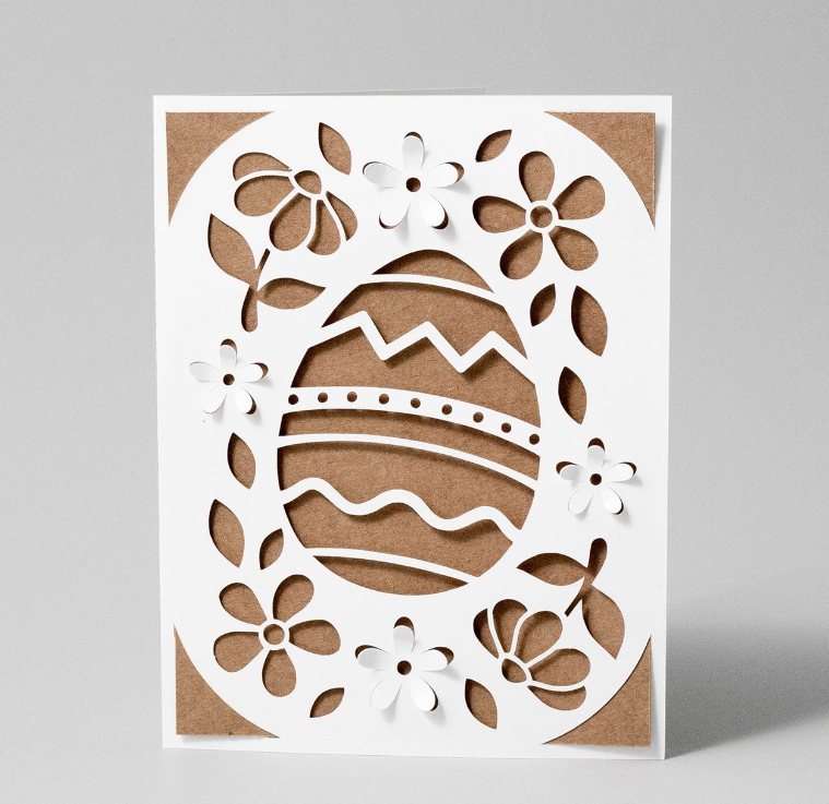 Easter Egg & Flowers