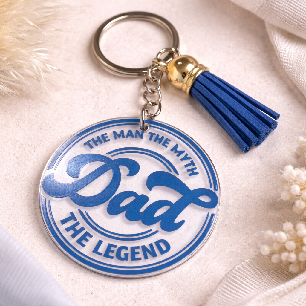 Dad – The Man, The Myth, The Legend Keyring