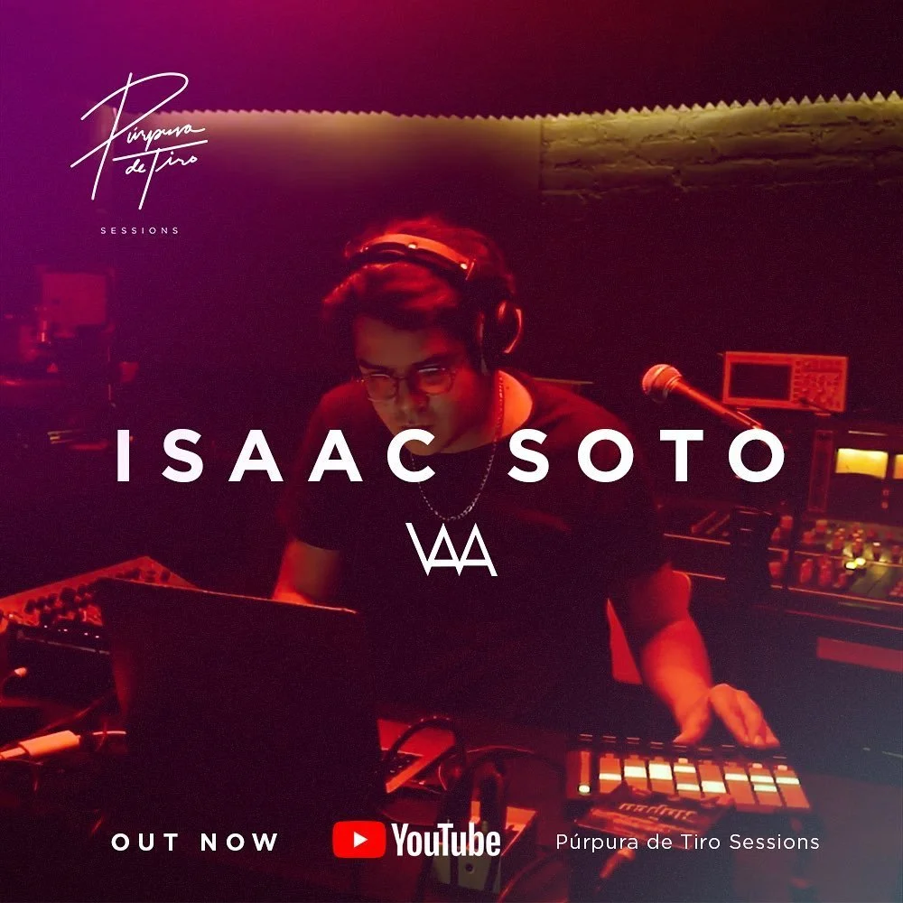 Ya est&aacute; en YouTube. P&uacute;rpura de Tiro Sessions con @isaacsoto_music del sello musical @vaariosartistas 

Apóyennos subscribiéndose al canal de YouTube 🔥
Link en la bio‼️
-
&iexcl;Estén atentos para los pr&oacute;ximos estrenos!
-
@amn