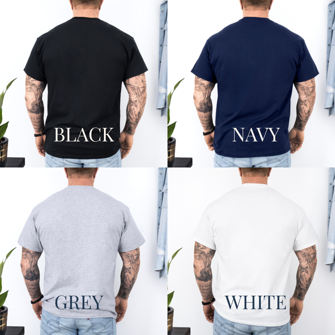 Mens Ladies Back view of Cozy comfortable t-shirt, highlighting its soft fabric, by Coffee and Moo. (Copy)