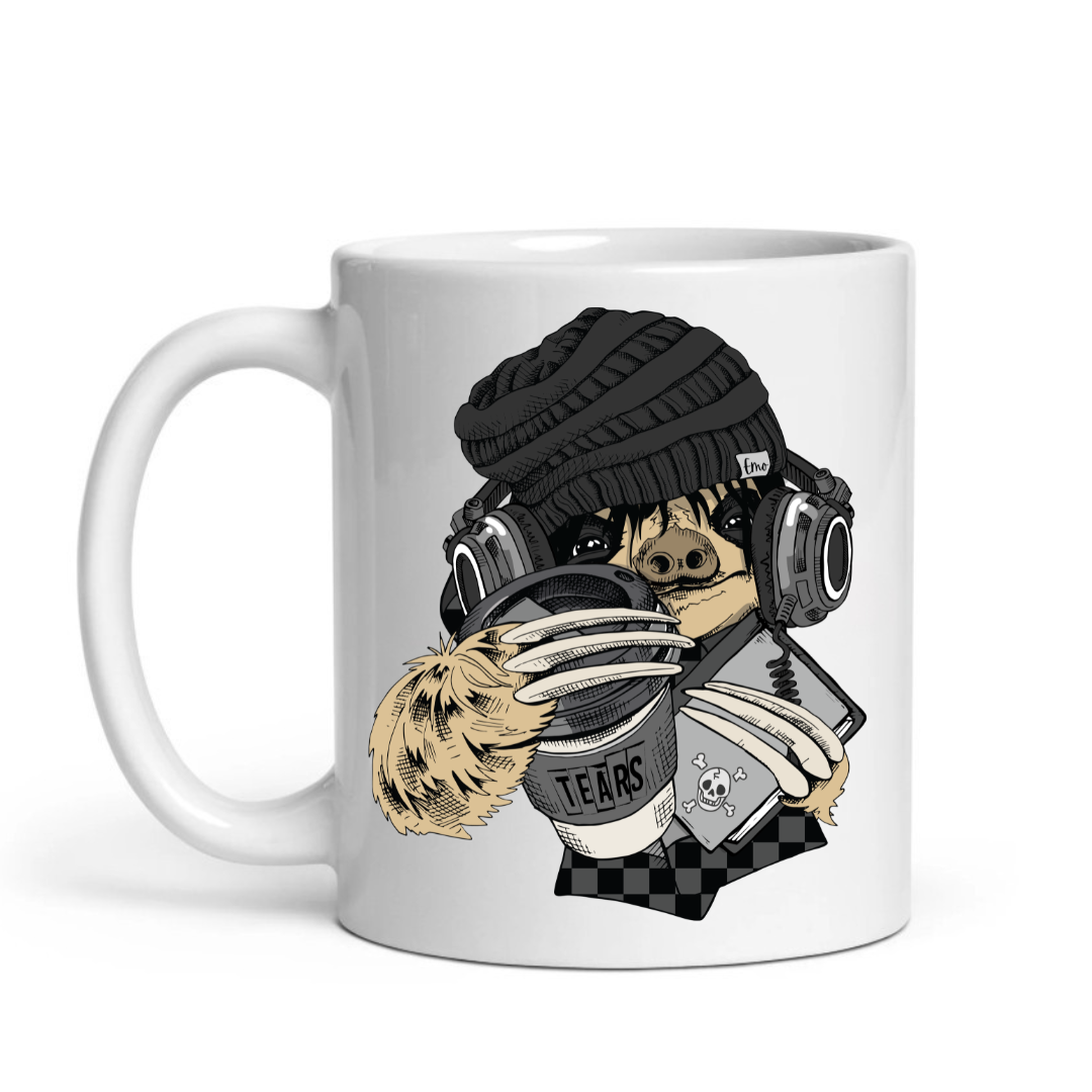 Emo Sloth – "Tears" Sarcastic Alt Mug