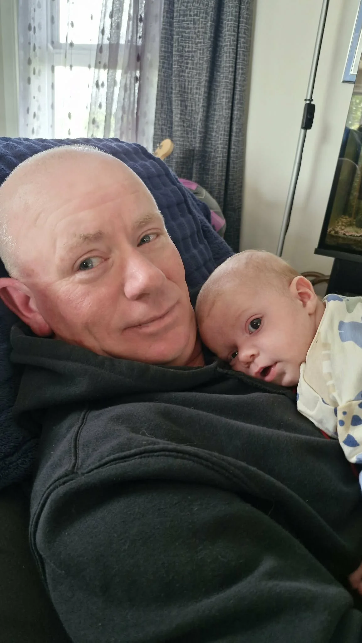 owner of Coffee and Moo - The eyerolling husband