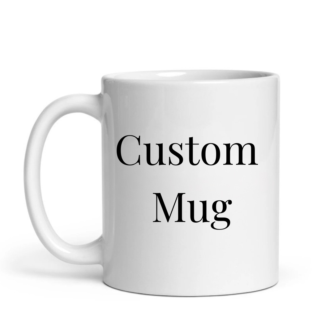 Custom Design Mug – "Your Chaos, Your Canvas" Personalised Ceramic Mug