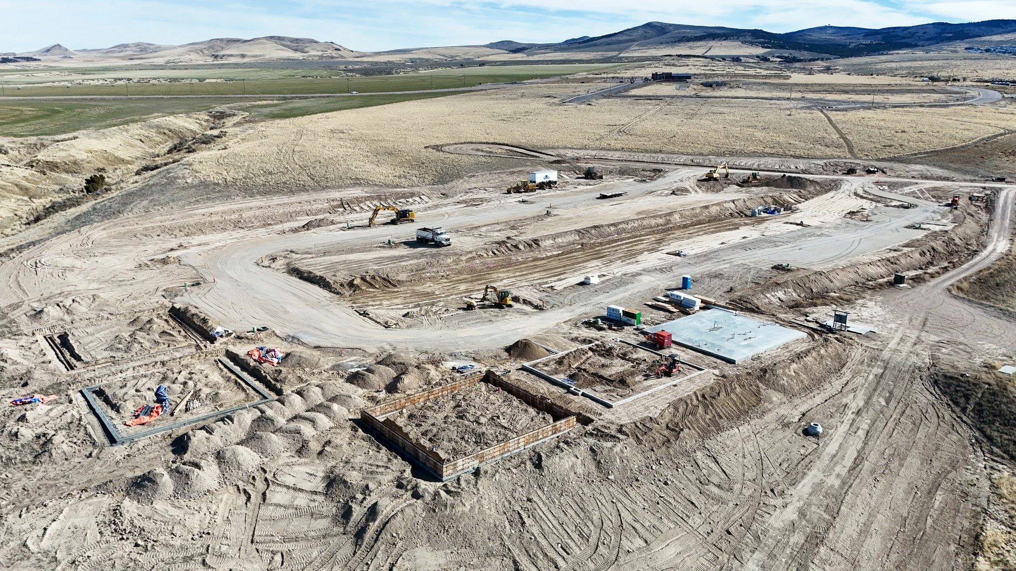 Multifamily construction development. 