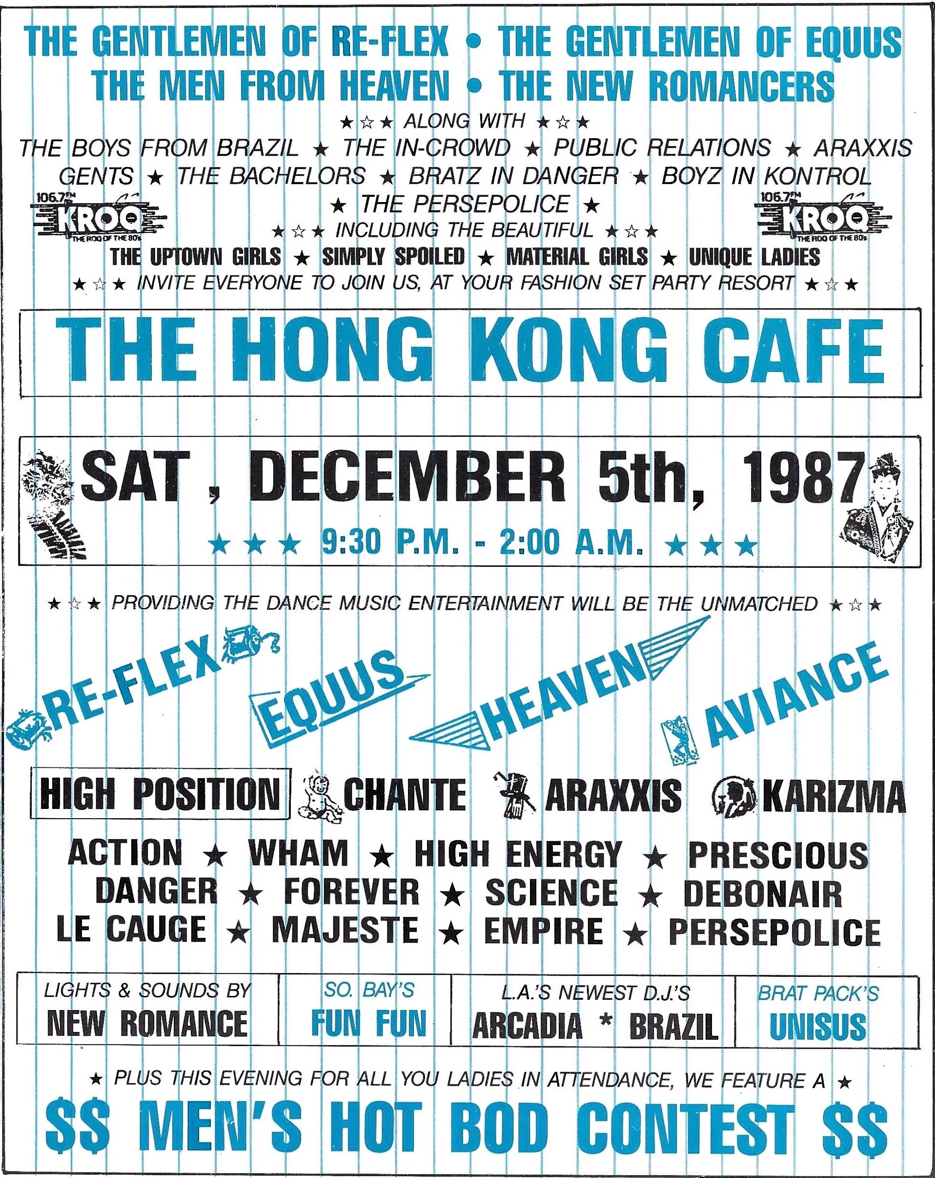 12.5.87 - The Hong Kong Cafe