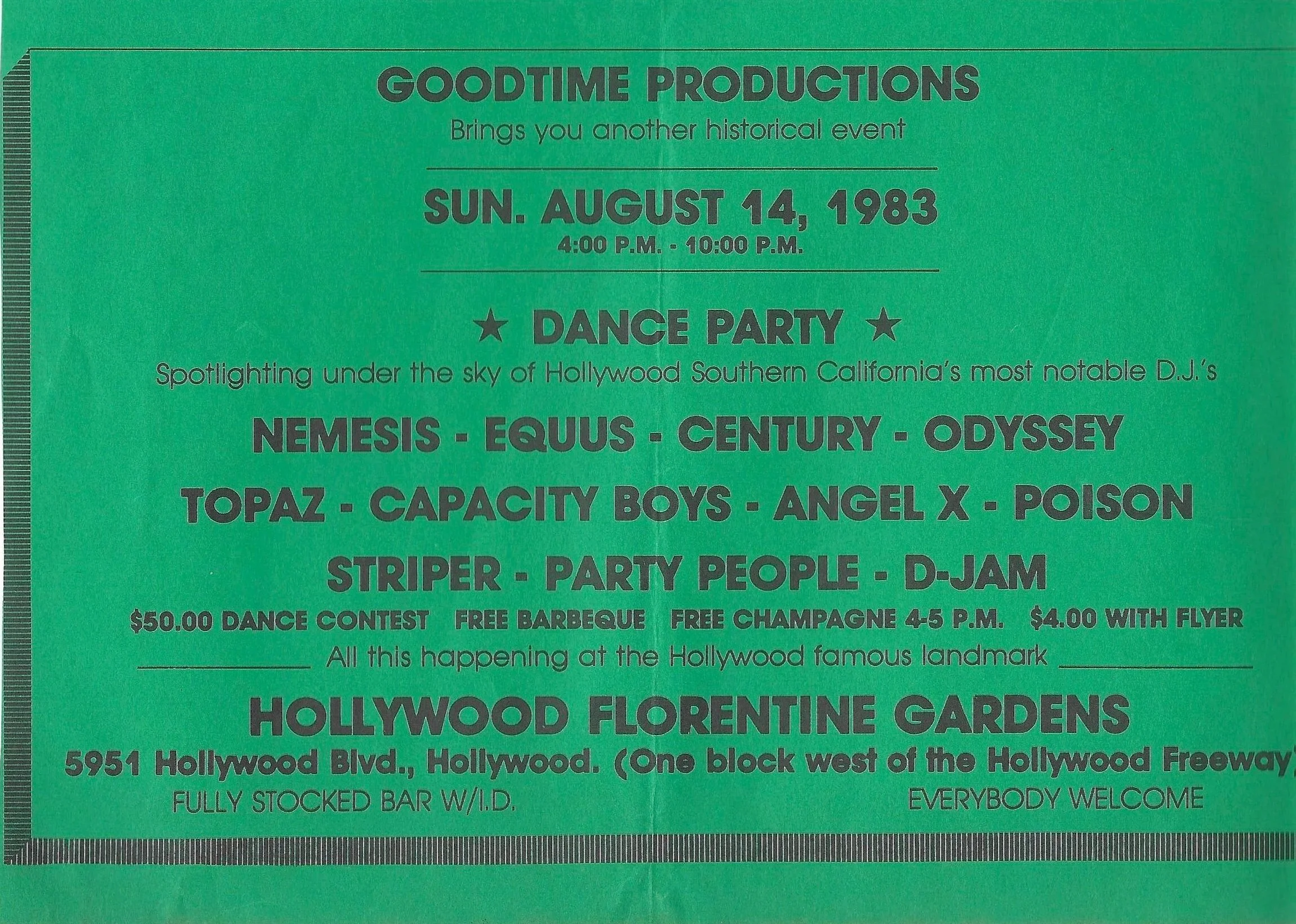 8.14.83 - Dance Party