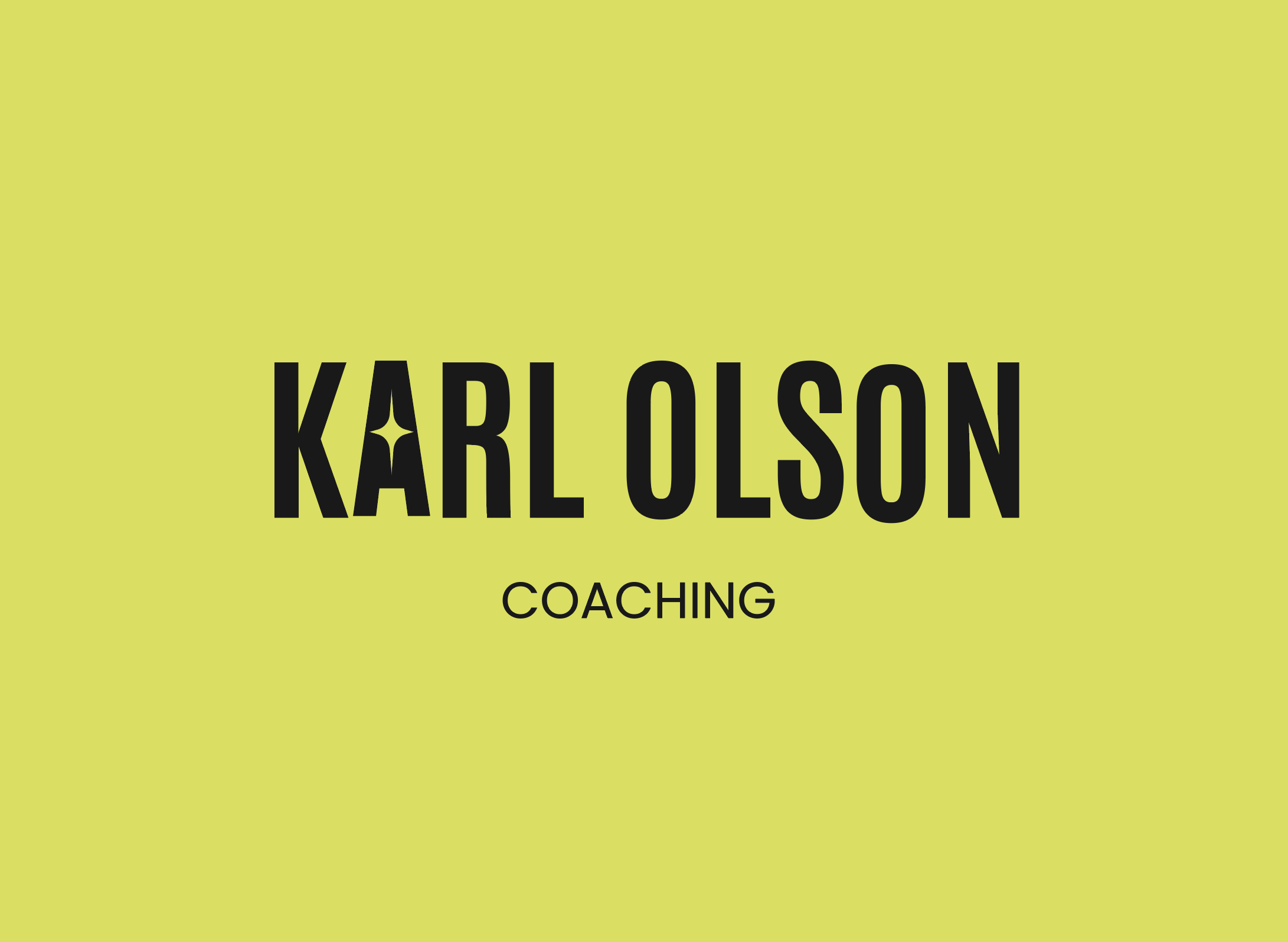 KARL OLSON COACHING