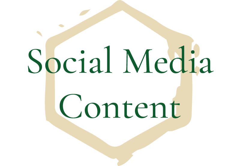 Social Media Content Honeycomb Icon