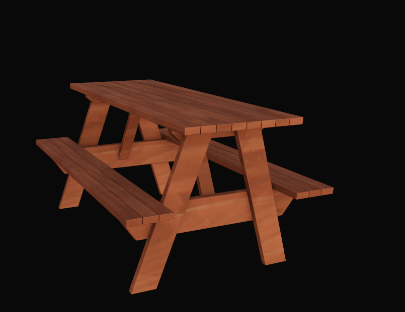 Picnic table texture painted for a thesis film.
Texture painted in Substance Painter.
