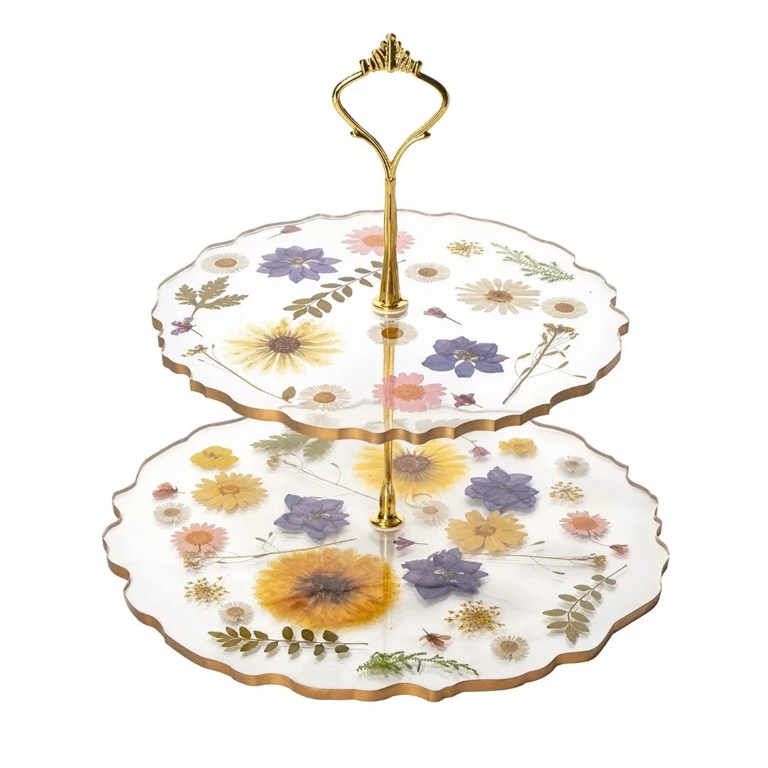 Floral Dessert Stand - Small