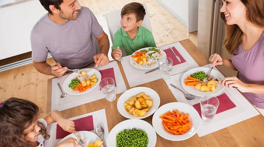 Elaboración de un menú saludable para toda la familia