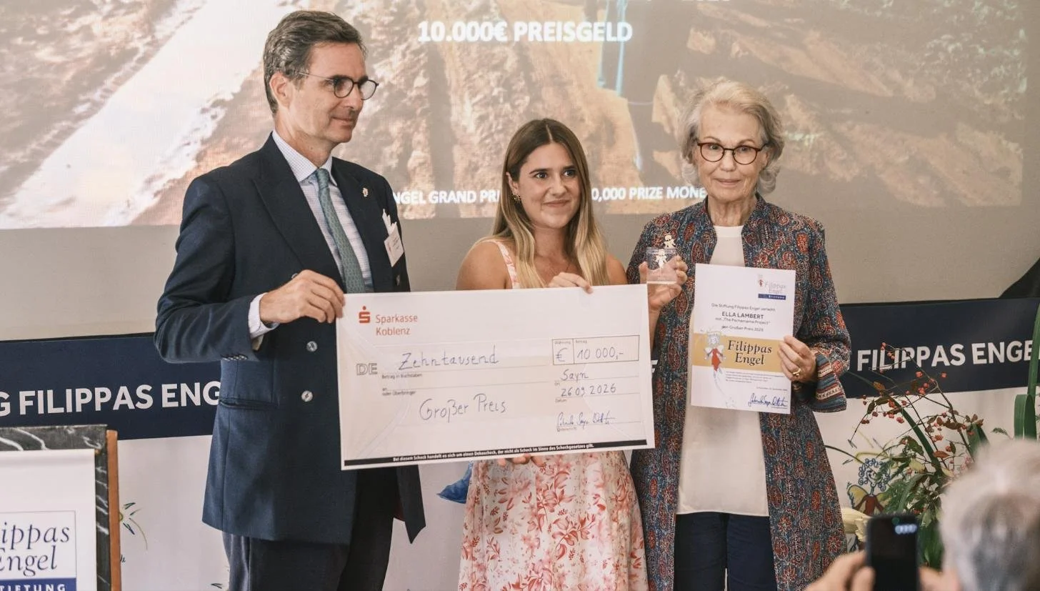 Ella Lambert (The Pachamama Project) erhält den Großen Preis Filippas Engel 2026 auf Schloss Sayn