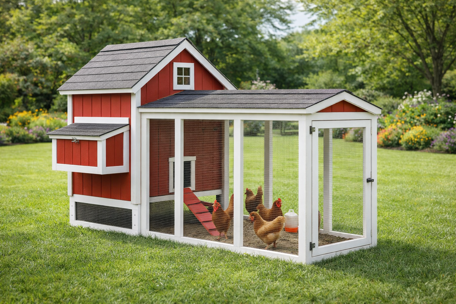 Chicken coop monthly maintenance