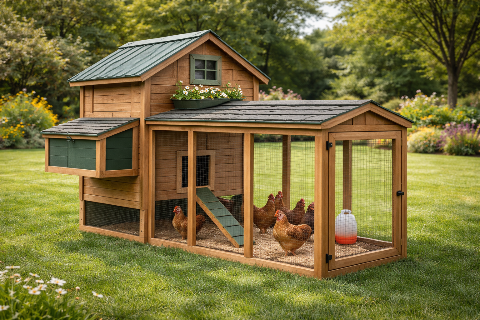 chicken coop one time deep clean