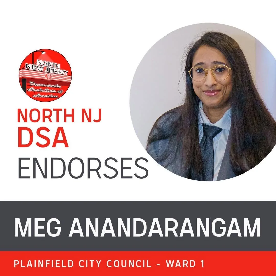 North NJ DSA Endorses Meg Anandarangam