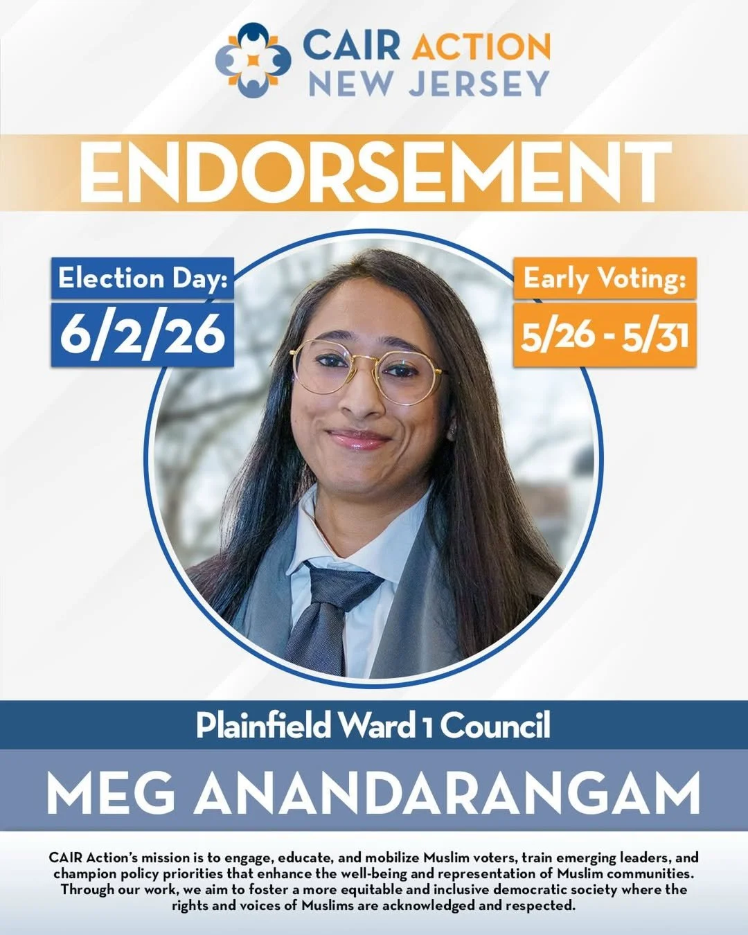 CAIR Action NJ Endorsement 