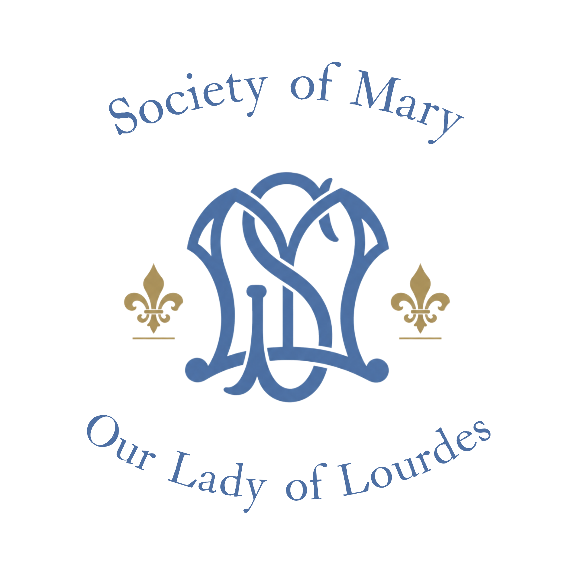 A blue and gold emblem featuring a stylized fleur-de-lis with ornate patterns and the words 'Mariners' and 'Baseball' in elegant fonts.