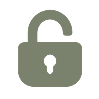Icon of an unlocked padlock