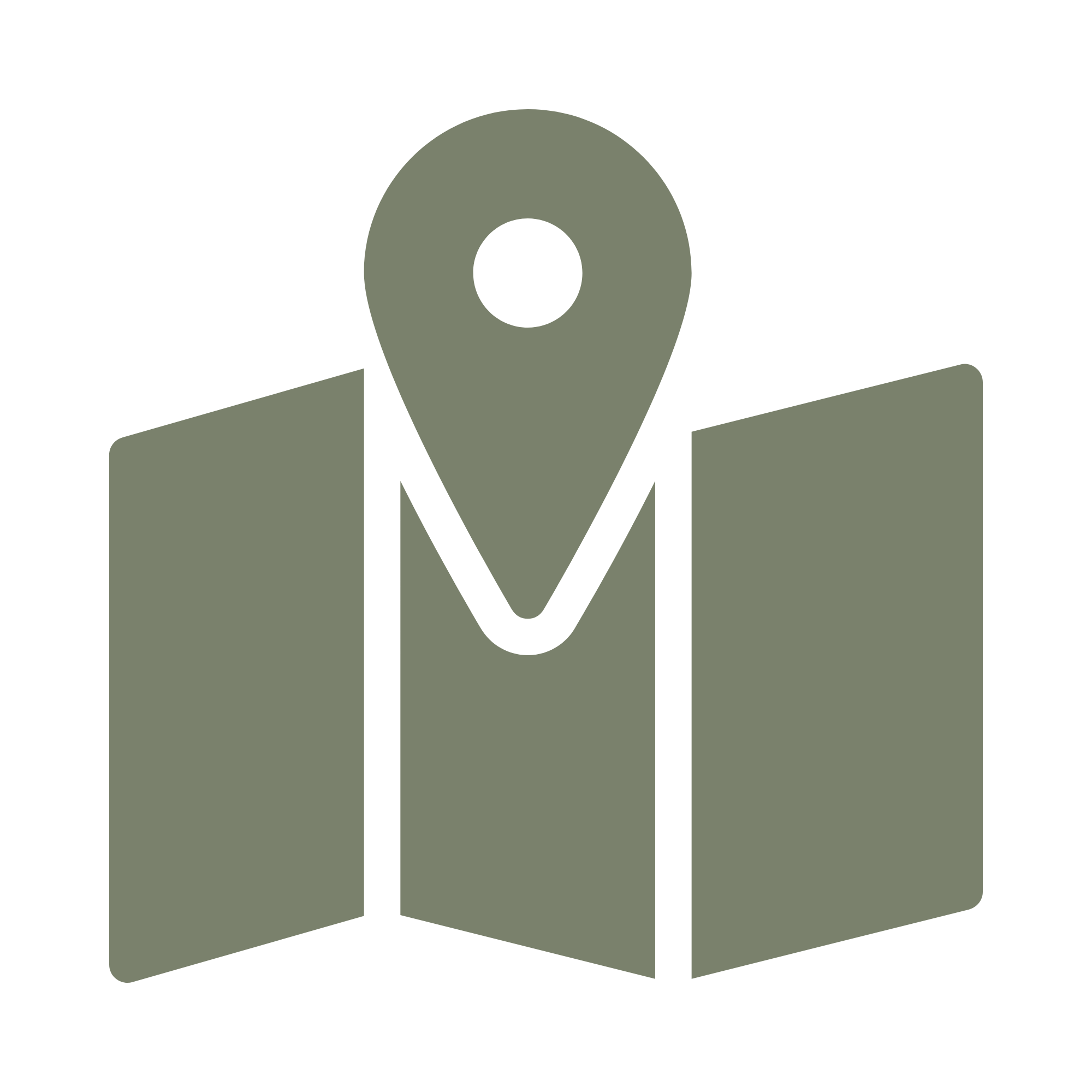 Map icon with location pin.