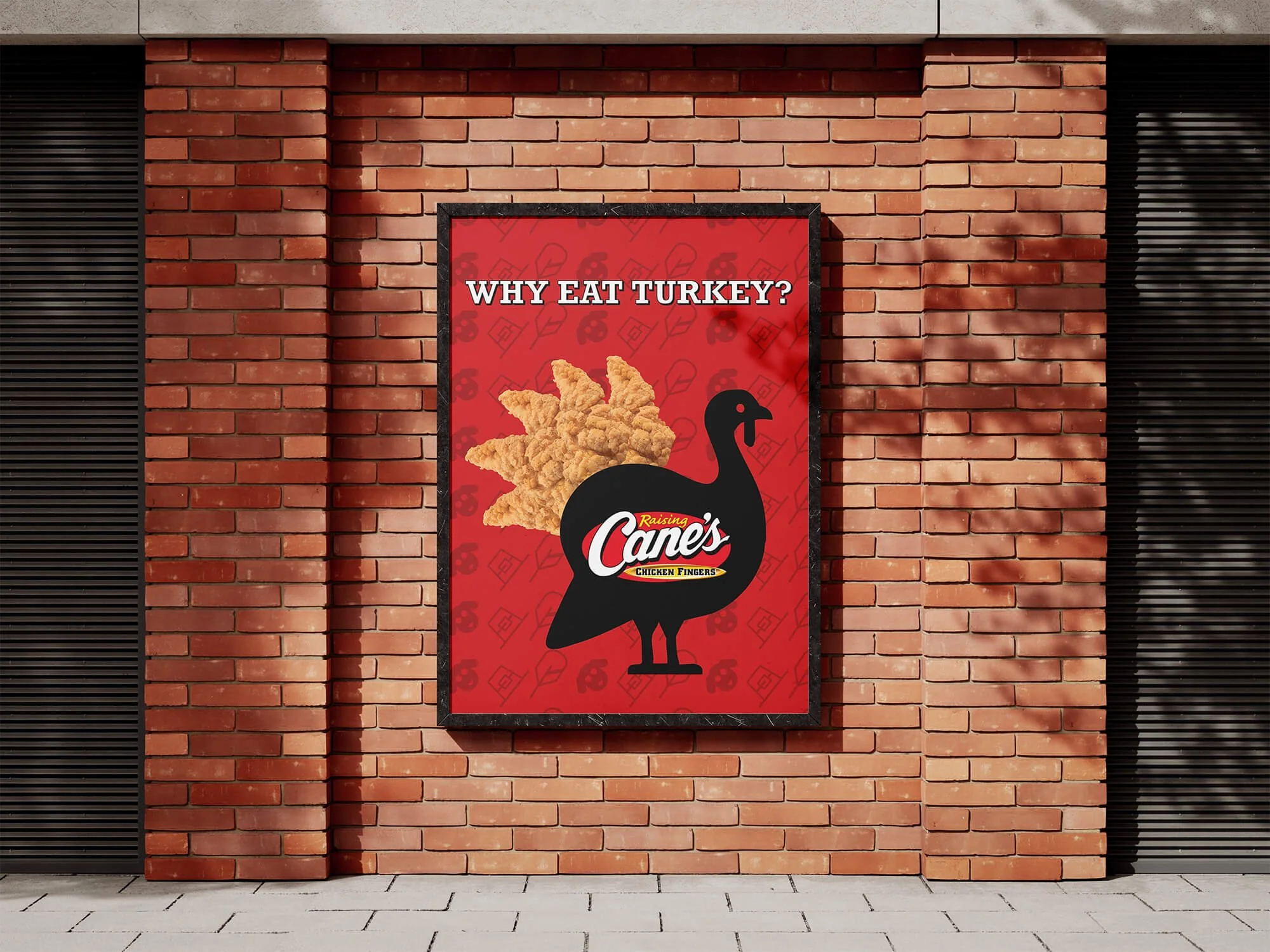 Cane's Chicken Fingers Seasonal Branding