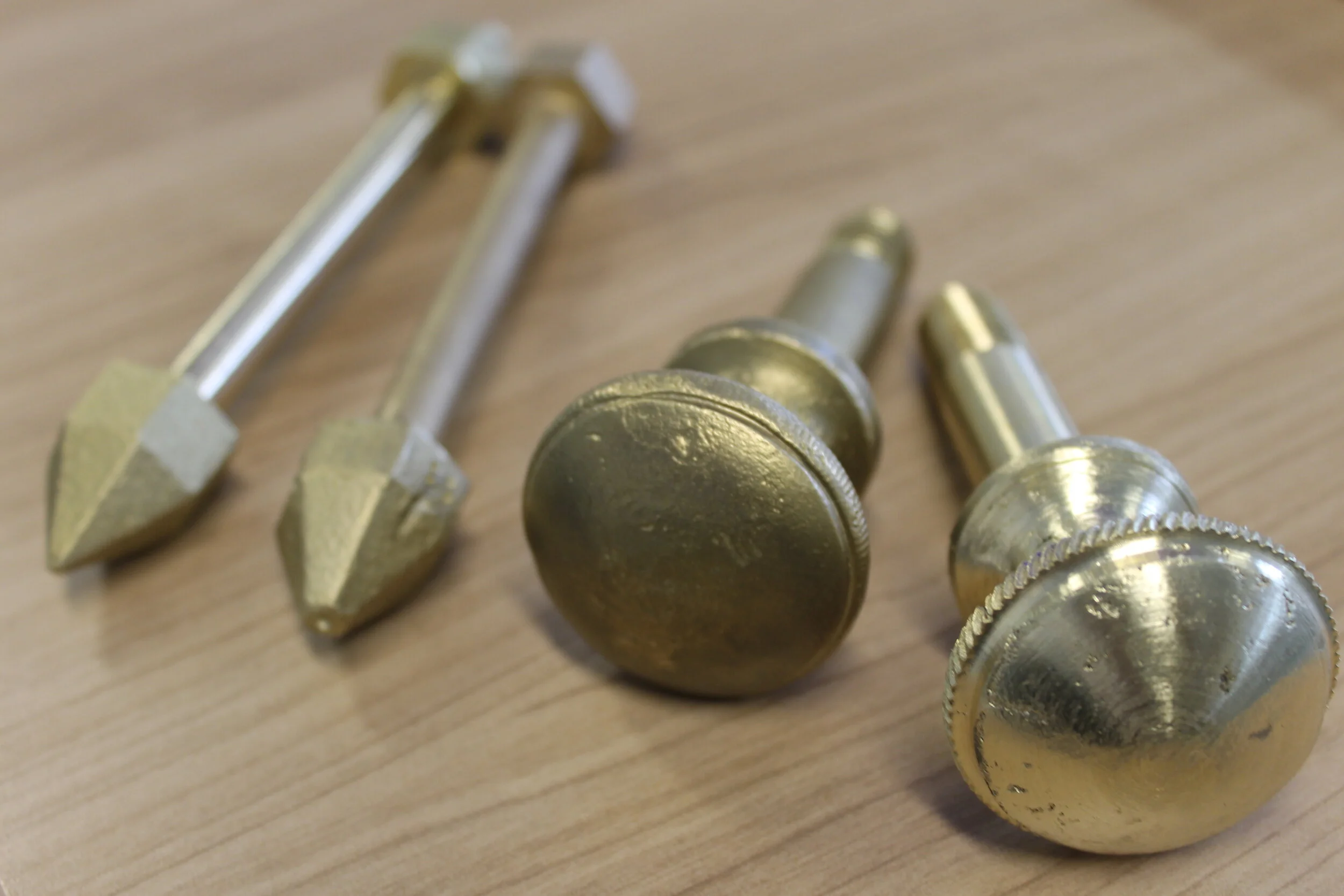 Brass fixings for the windows at Roker Lighthouse, Sunderland