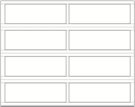 Recessed Panel Garage Door