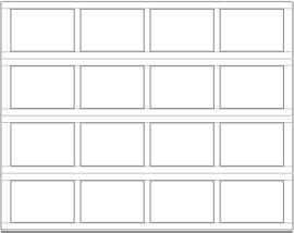 Recessed Panel Garage Door 4