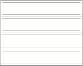 Recessed Panel Garage Door 3