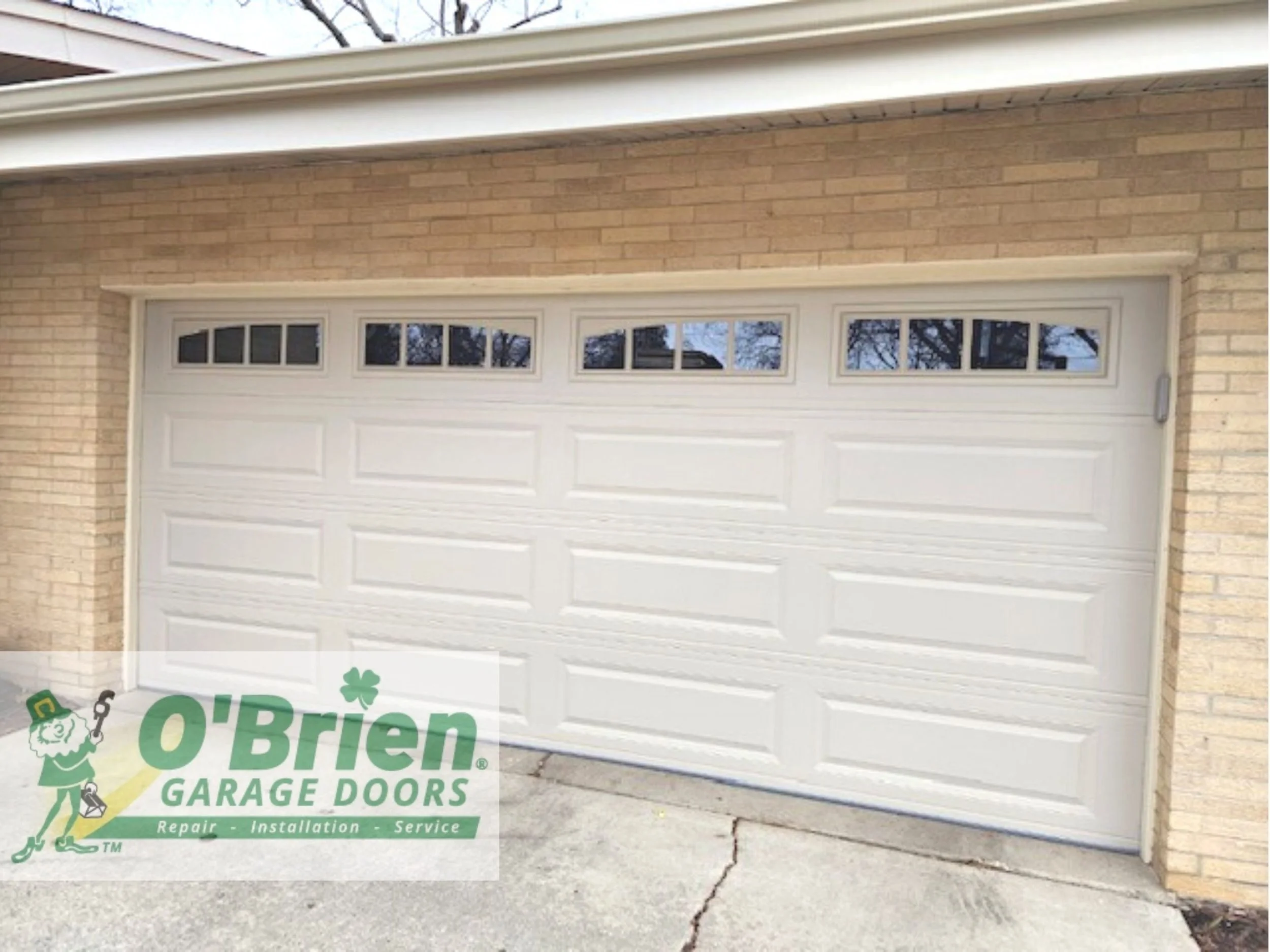 Beige Garage Door