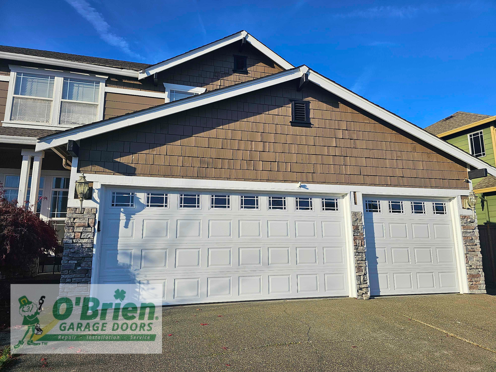 Short White Raised Panel With Prairie Inserts