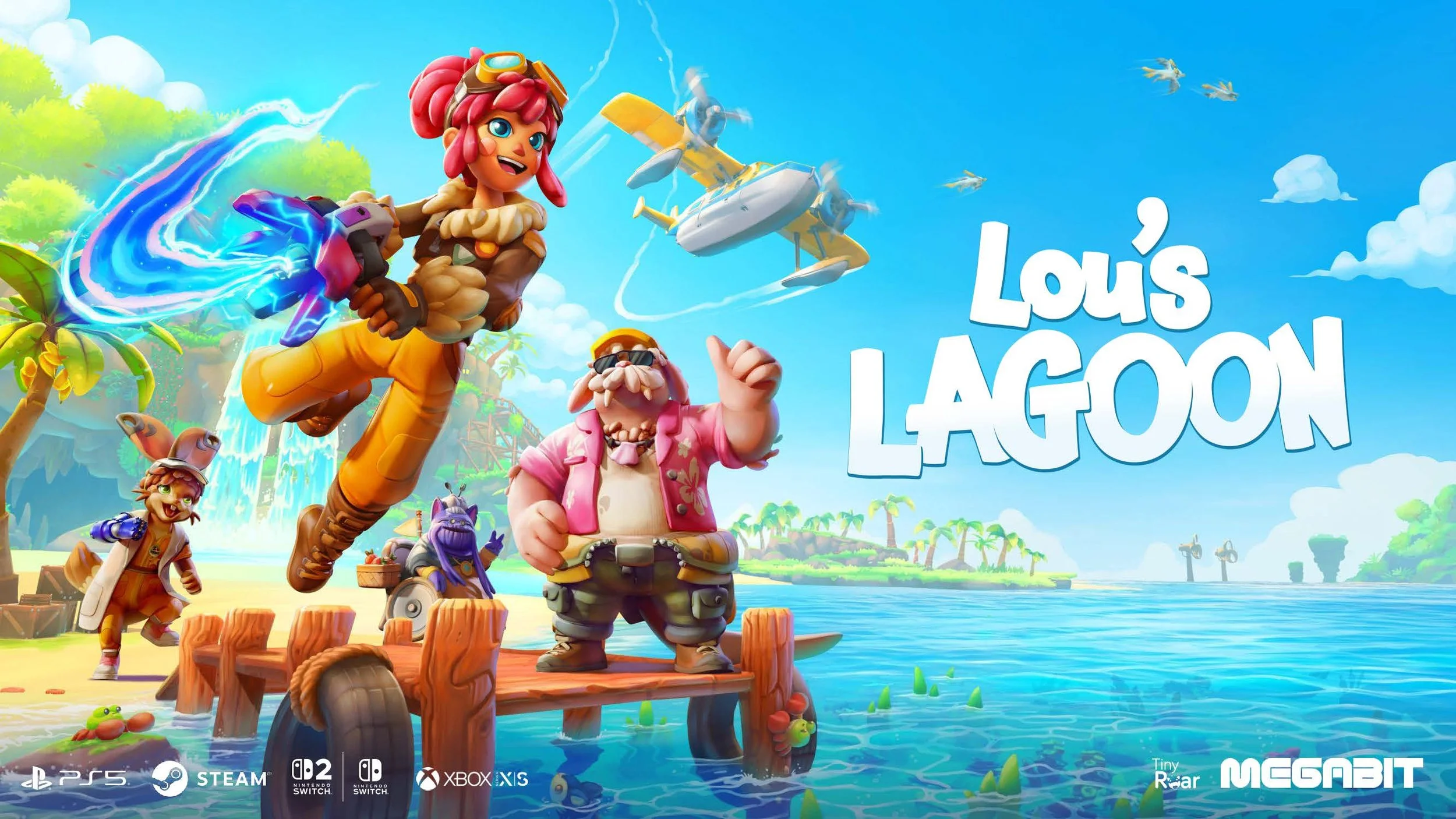 Lou's Lagoon game artwork featured as part of SushixGamer review coverage