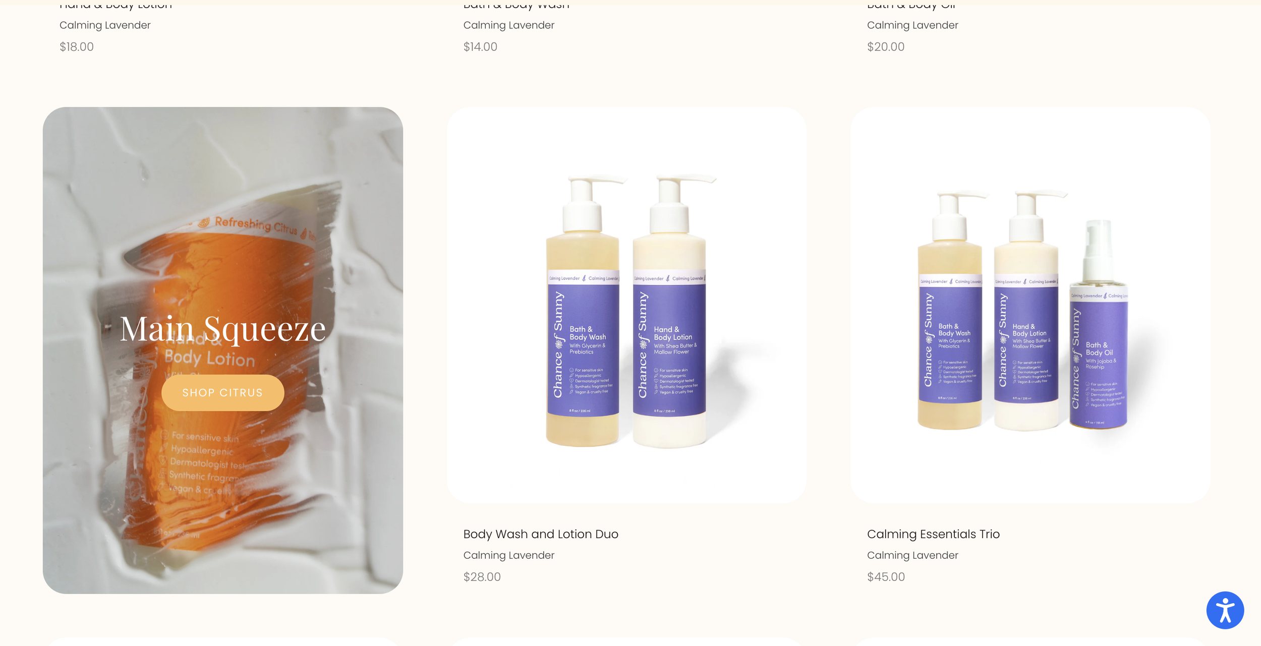 Shop All: Slightly rounded the images and added a highlighted product section.