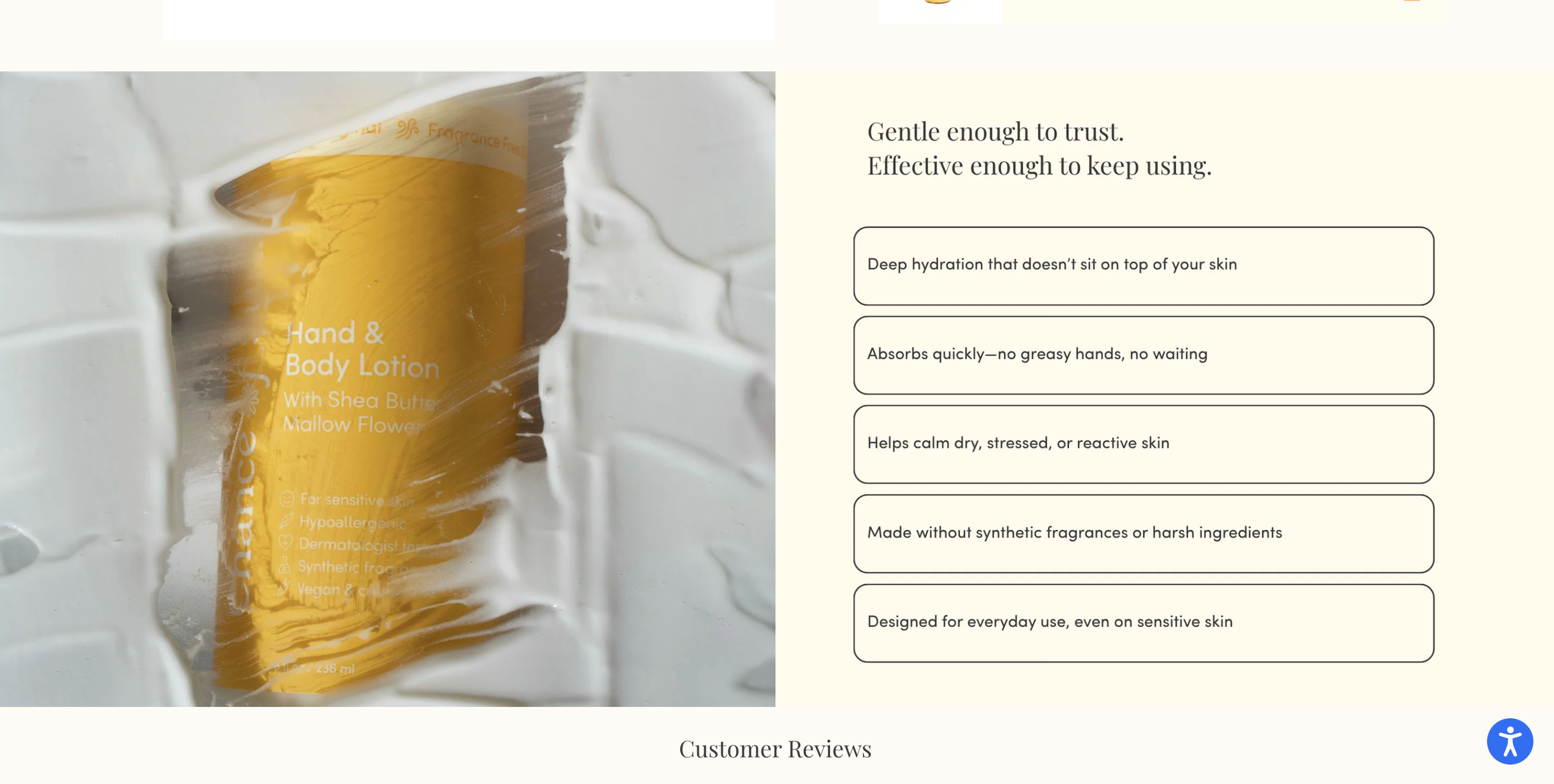 Product Page: Added a visually appealing graphic of what the product does and why it works.