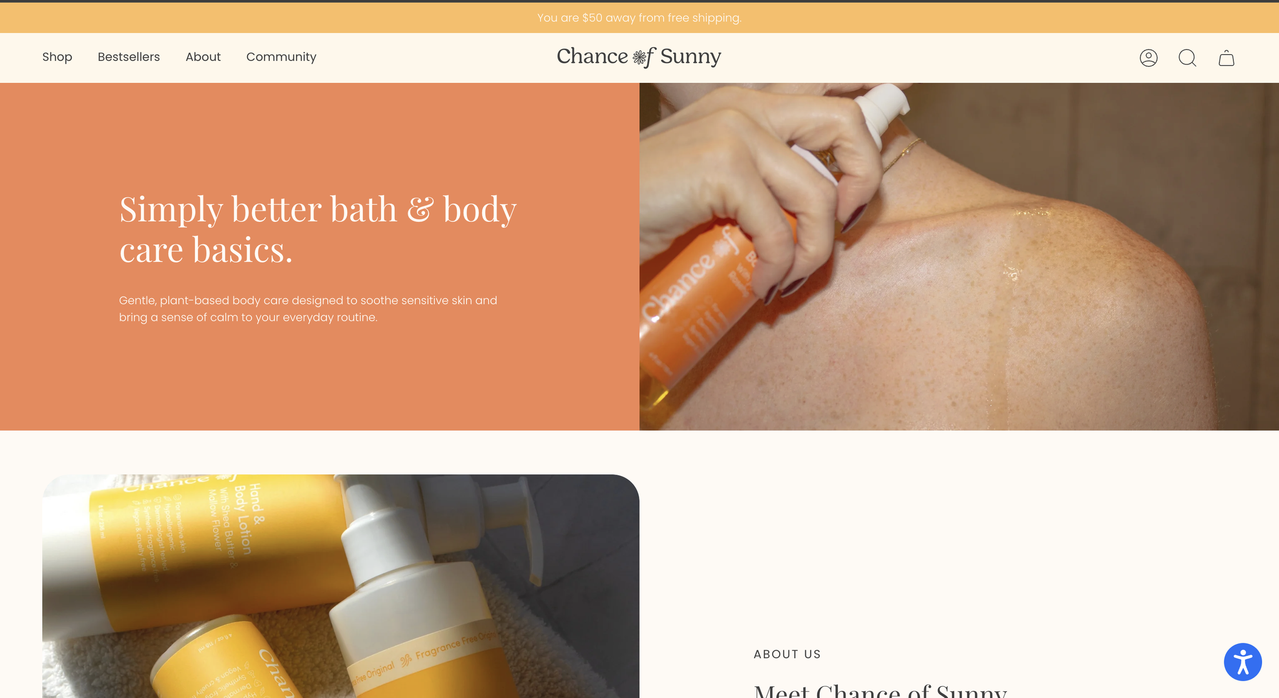 Our Story: Condensed "About Us" and "Founder Story" into one page.