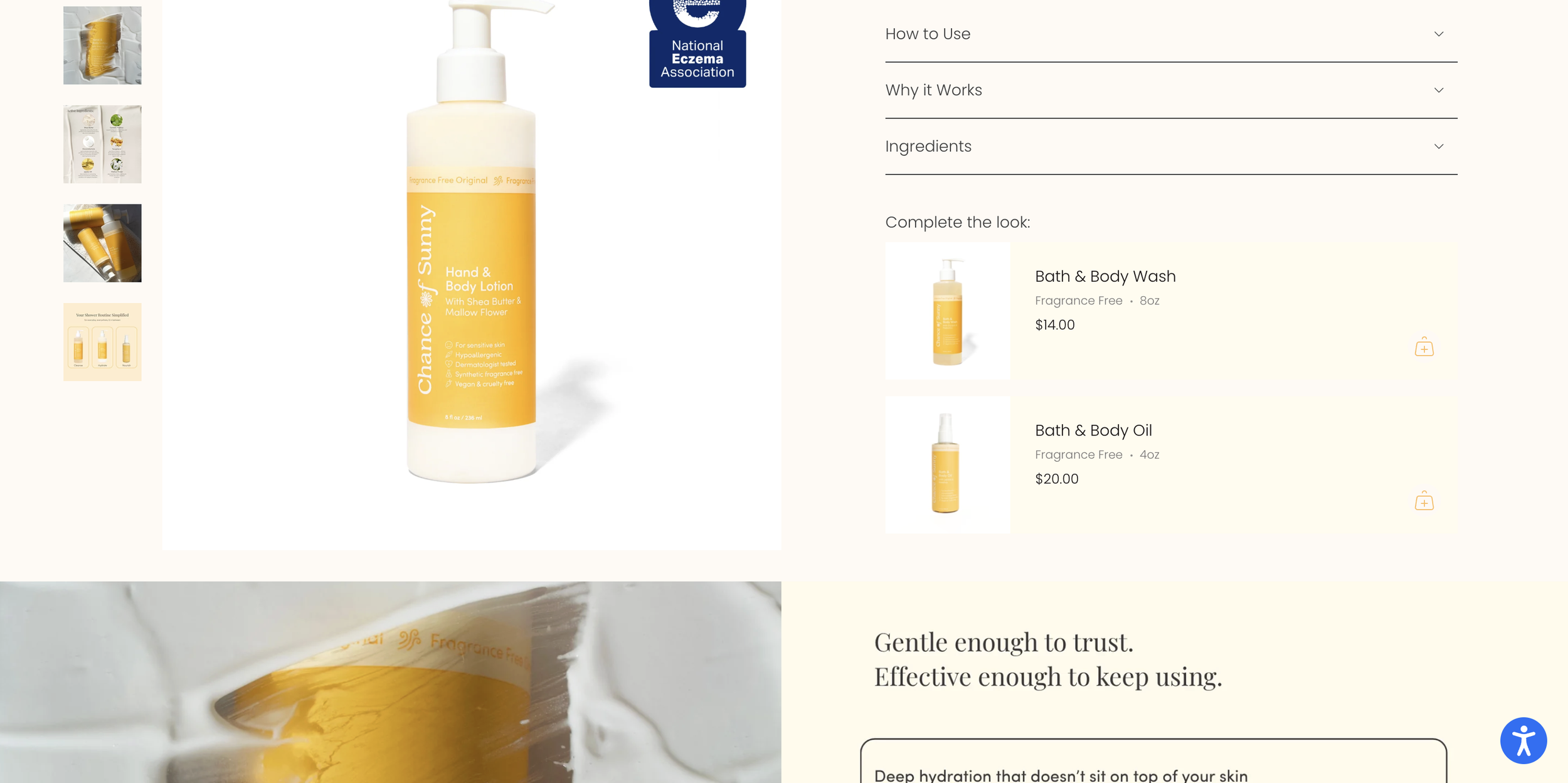 Product Page: Made the selected image sticky for a more seamless page.
