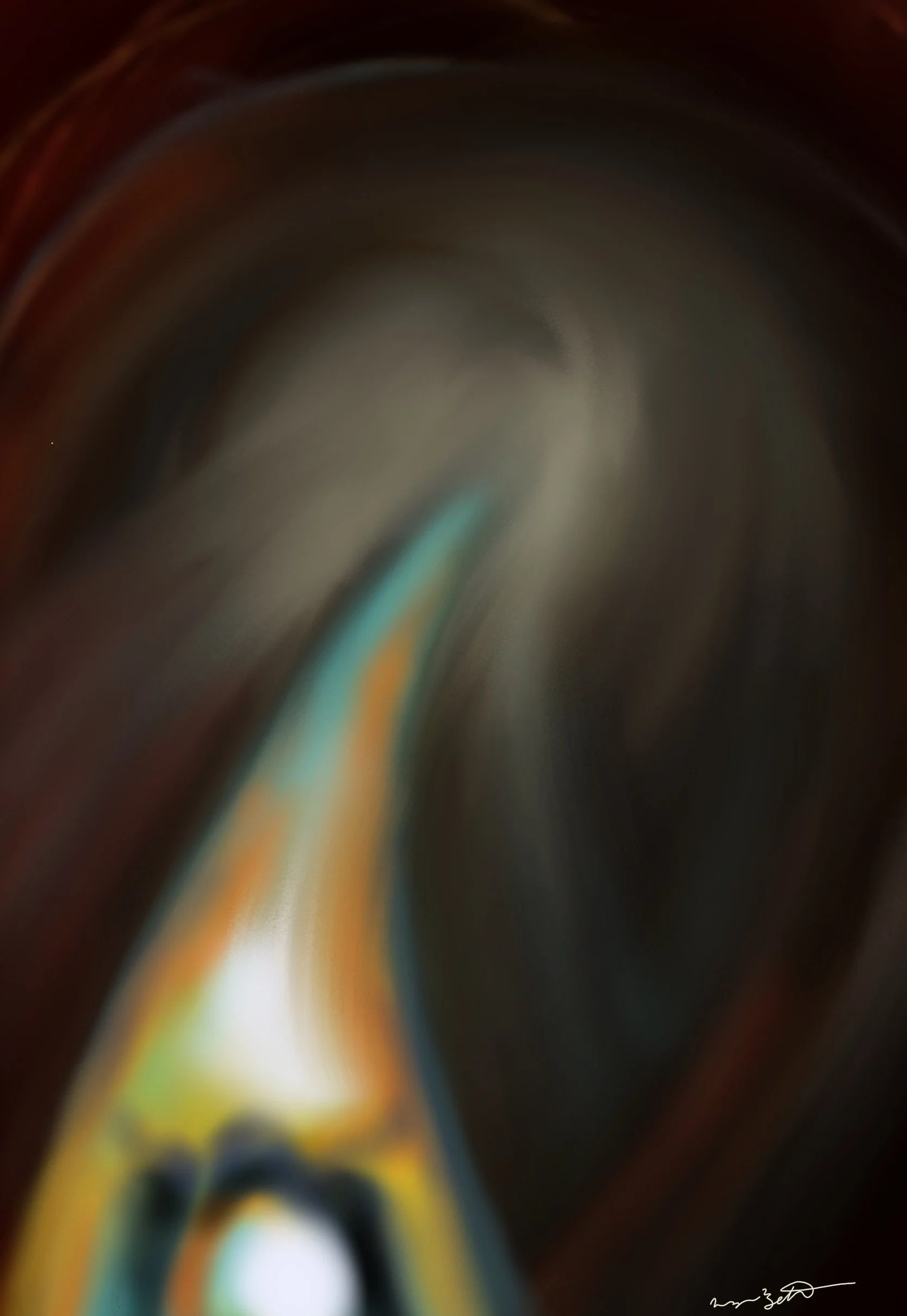 "Absorption", 2026
Digital Drawing (Procreate)
1668 x 2420 px
Intuitive drawing. 