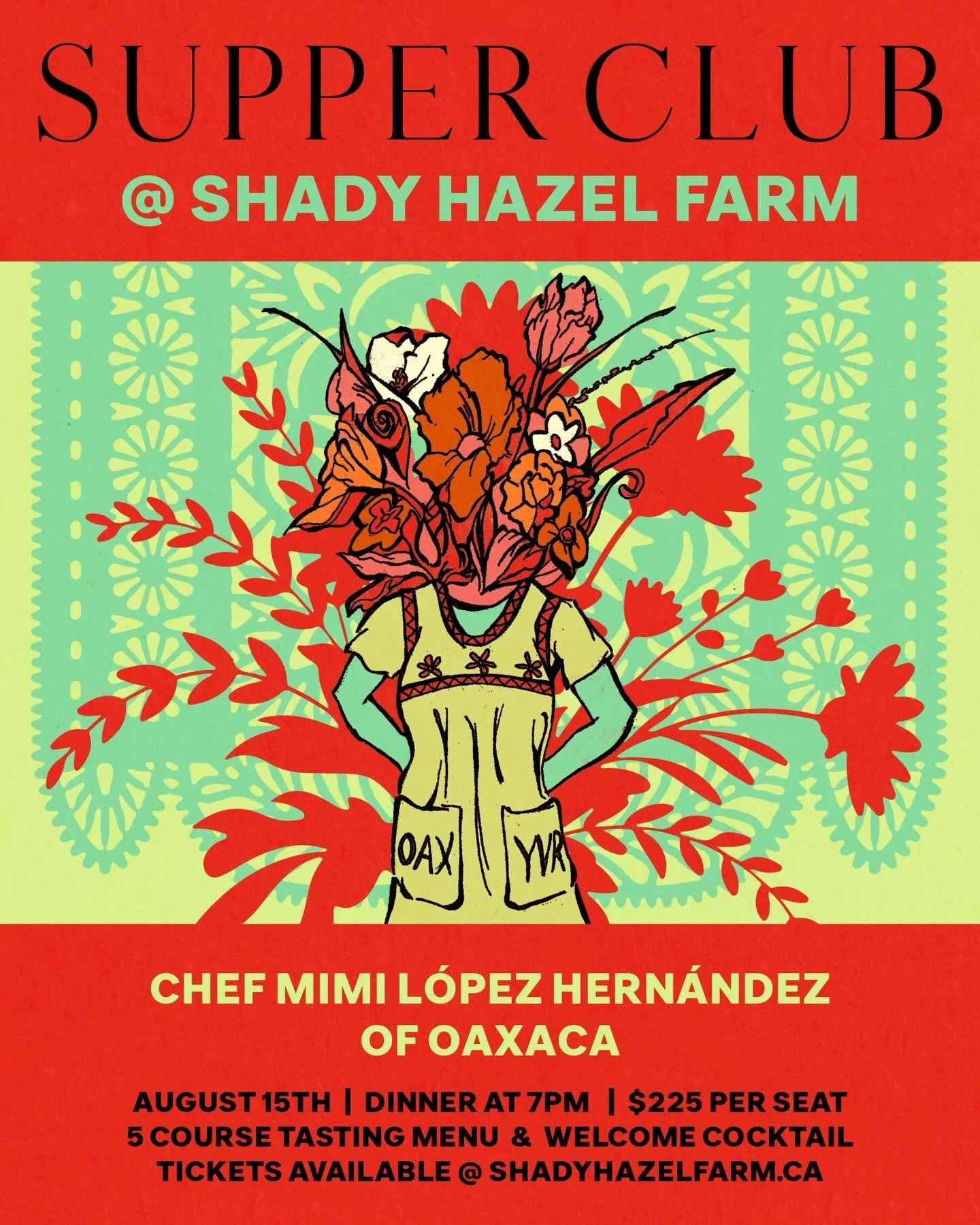 Our Supper Club on August 15th with Chef @mimilopezoaxaquita has been years in the making. 

We first met Mimi in 2021 in her hometown of Matadamas, Oaxaca at one of her infamous cooking classes. Enamored with her food and smitten by her charming and