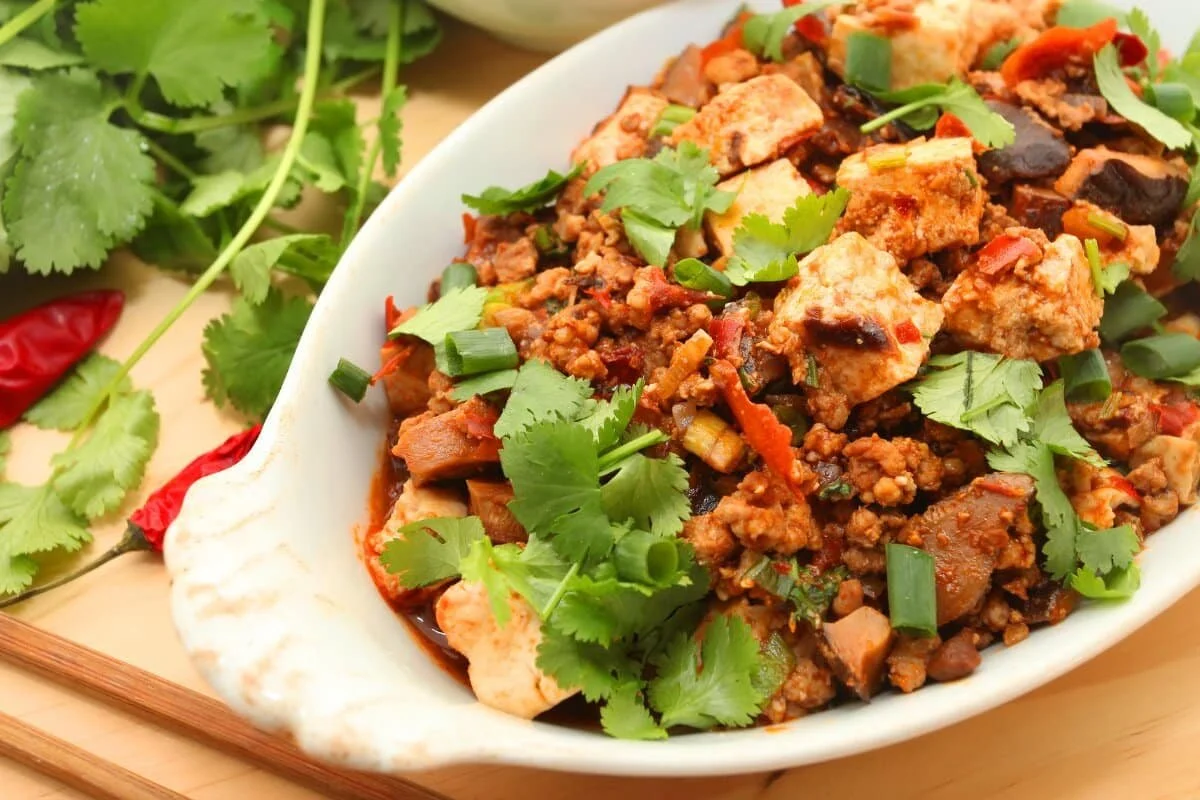 Protein Packed Sichuan Mapo Tofu