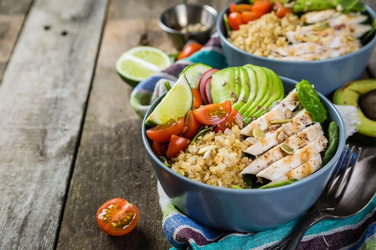 Chipotle Chicken Quinoa Burrito Bowl